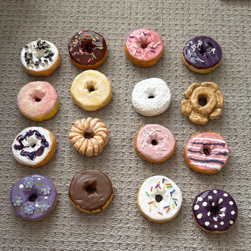 Assorted Donut Wall Decor Set